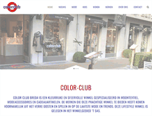 Tablet Screenshot of color-club.nl